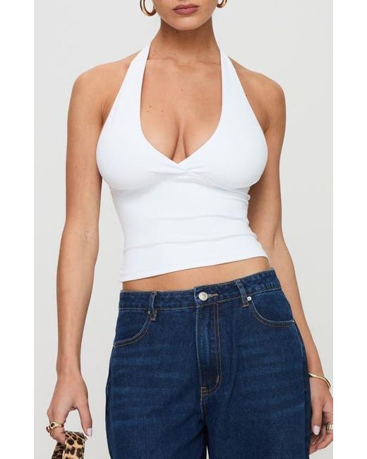 Princess Polly Blue Whimsy Halter Top