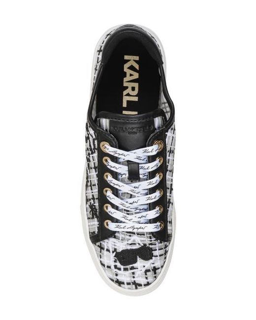 Karl Lagerfeld White Cate Sneaker