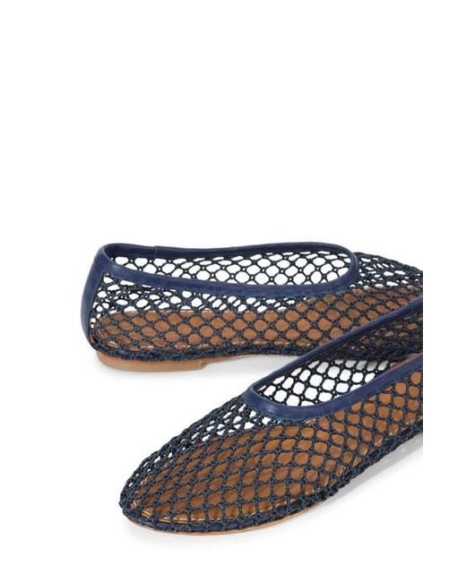 Staud Blue Alba Ballet Flat