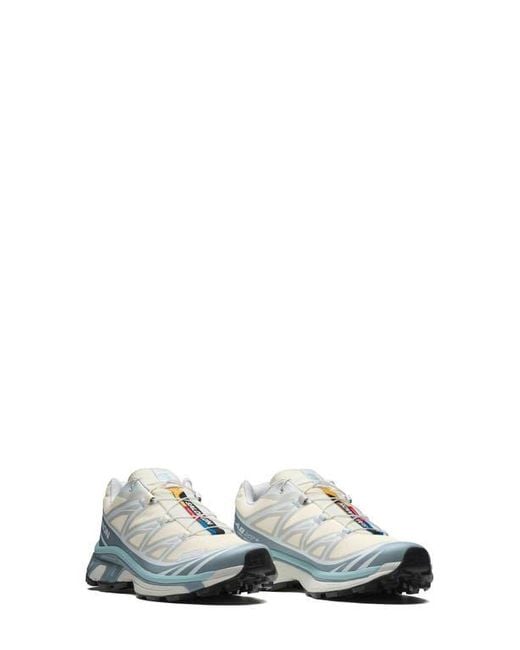 Salomon White Gender Inclusive Xt-6 Sneaker
