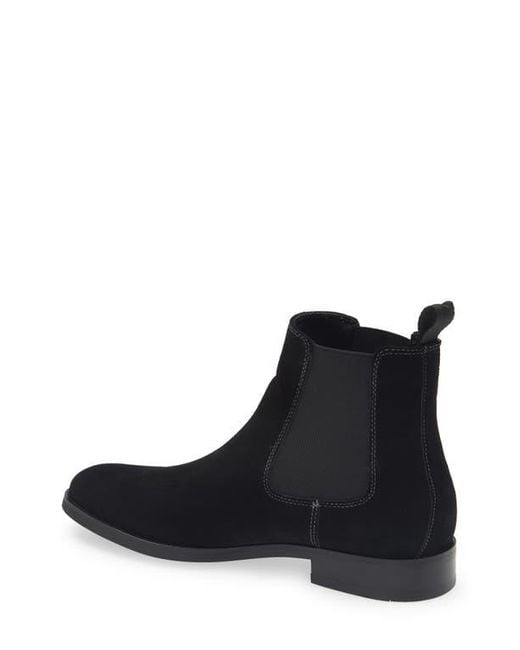 Steve Madden Blue Brompton Chelsea Boot for men