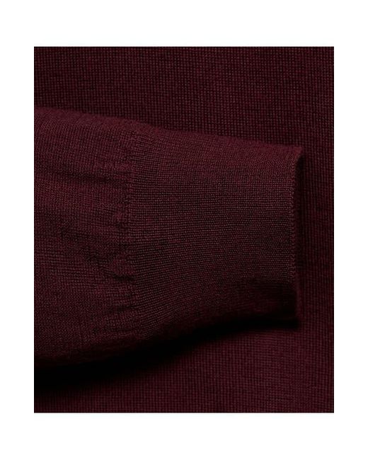 Mango Red Turtleneck Wool Sweater for men