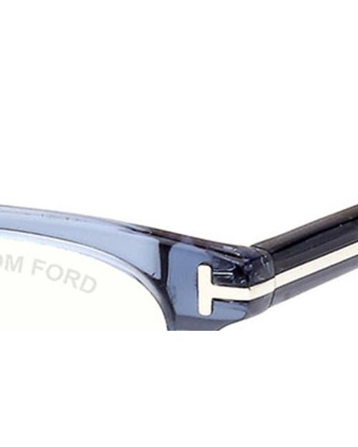Tom Ford Brown 56Mm Rectangular Light Blocking Glasses for men