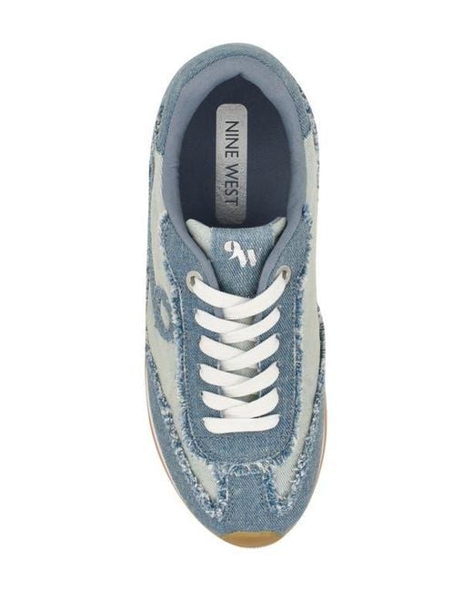 Nine West Blue Fivo Sneaker