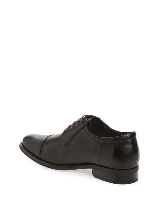 Fluchos Black Heracles Cap Toe Derby for men