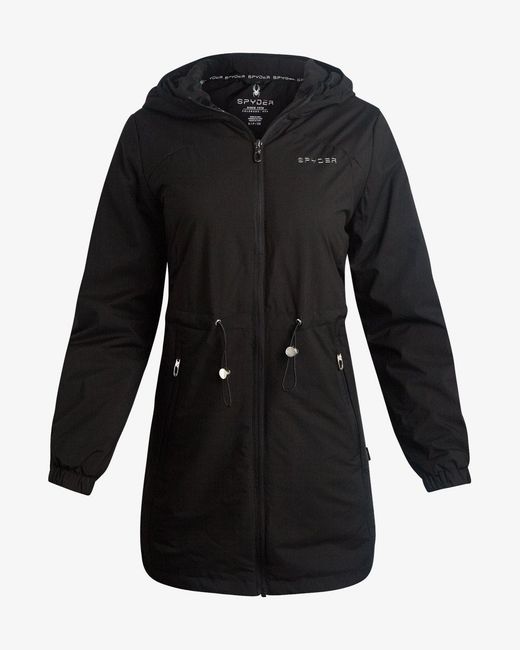 Spyder Black Long Softshell Jacket