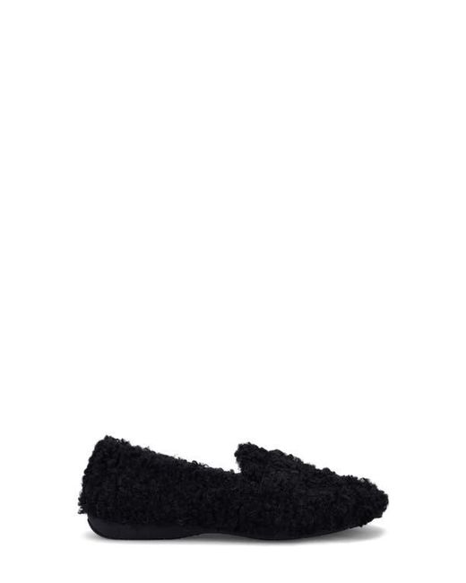 Ron White Black Teddy Wool Slipper