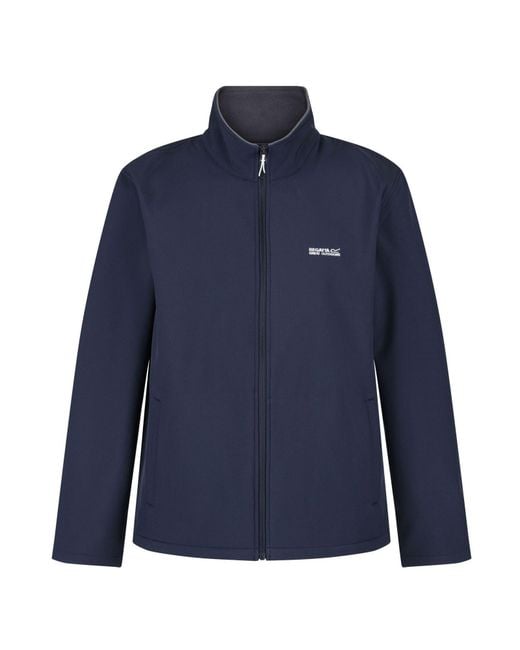 Regatta Blue Cera V Wind Resistant Soft Shell Jacket for men