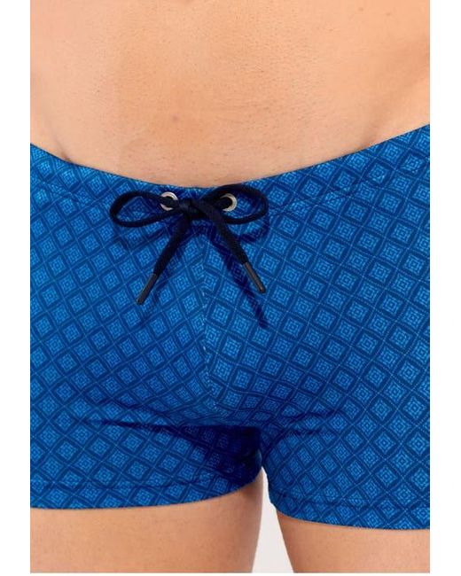 Hom Blue Hendaye Swim Shorts for men