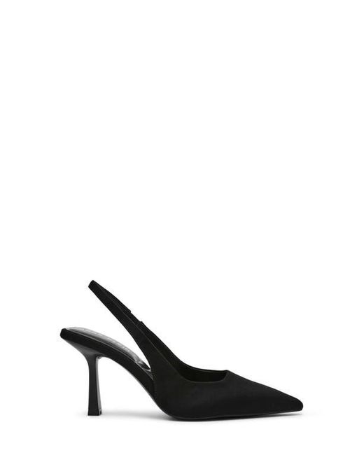 Anne Klein Black Itzy Pointed Toe Slingback Pump