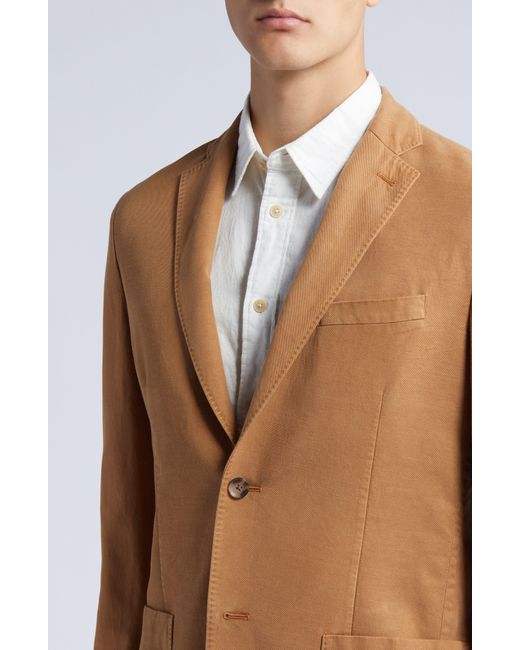 Nordstrom Brown Lyocell & Cotton Sport Coat for men