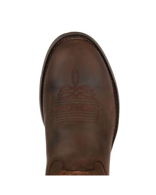 Durango Brown Chocolate Pullon Western Boot for men