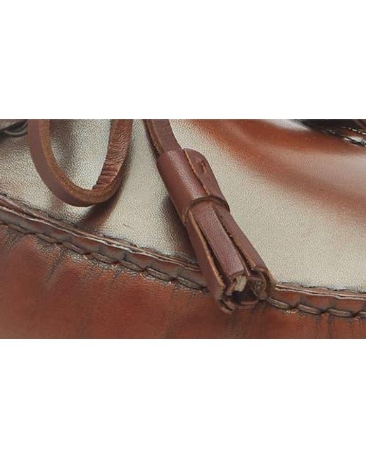 Ralph Lauren Brown Harold Suede Tasseled Driving Loafer for men