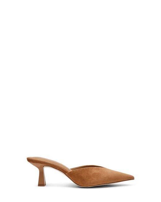 Steve Madden Brown Mod Pointed Toe Mule Pump