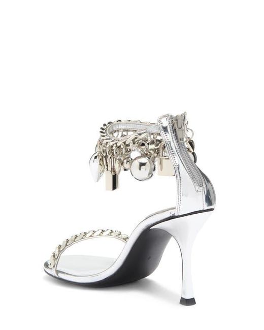 Jeffrey Campbell Metallic Charmz Ankle Strap Sandal