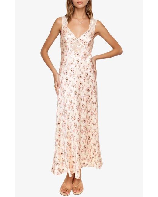 Cami NYC Multicolor Rika Floral Hammered Silk Dress