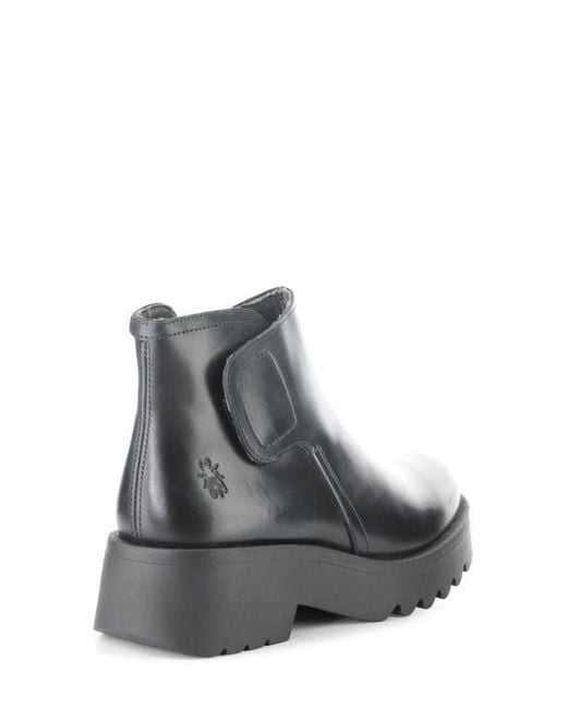 Fly London Gray Mufe Platform Wedge Bootie