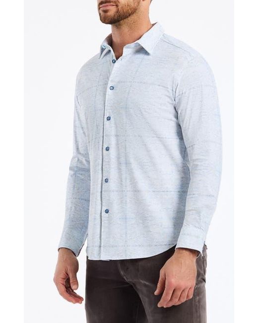 Robert Graham White Irving Knit Button-Up Shirt for men