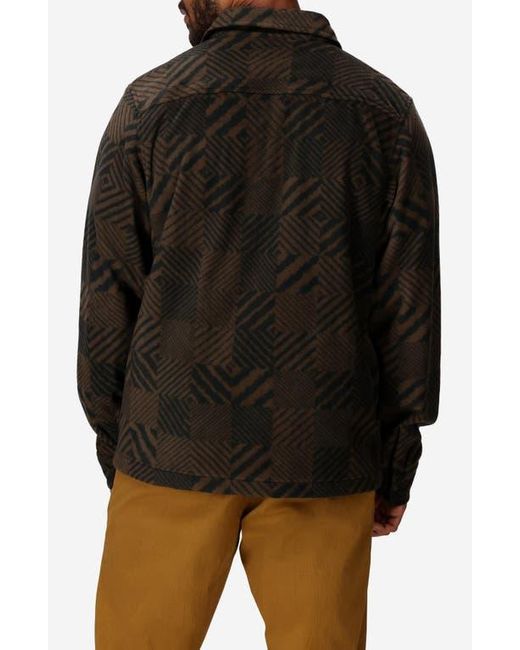 Marmot Black Felton Long Sleeve Fleece Snap-Up Shirt for men