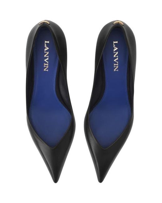 Lanvin Black Midnight Step Pump