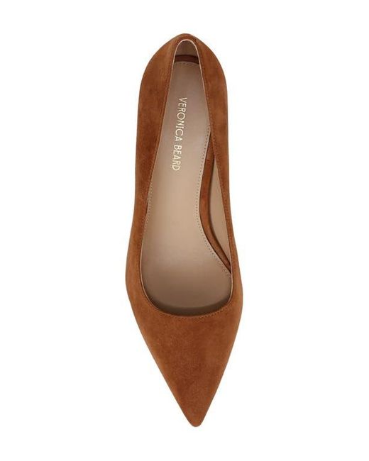 Veronica Beard Brown Rita Pointed Toe Pump