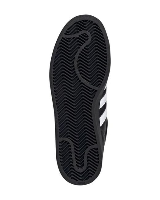 Adidas Black Superstar Sneaker