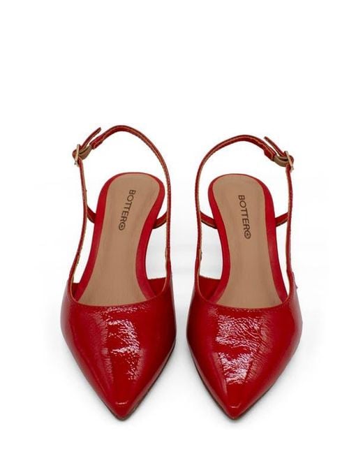 BOTTER Red Botolivia Legacy Pointed Toe Slingback Pump