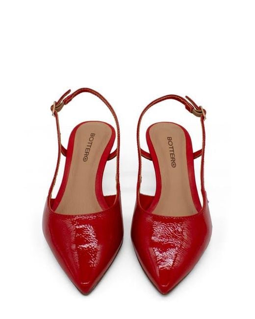 BOTTER Red Botolivia Legacy Pointed Toe Slingback Pump