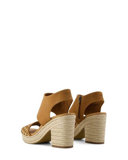 TOMS Brown Majorca Platform Sandal