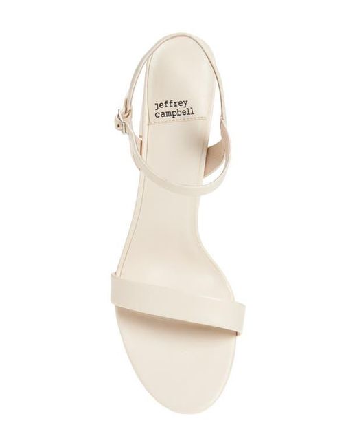Jeffrey Campbell Natural Go-There Block Heel Sandal