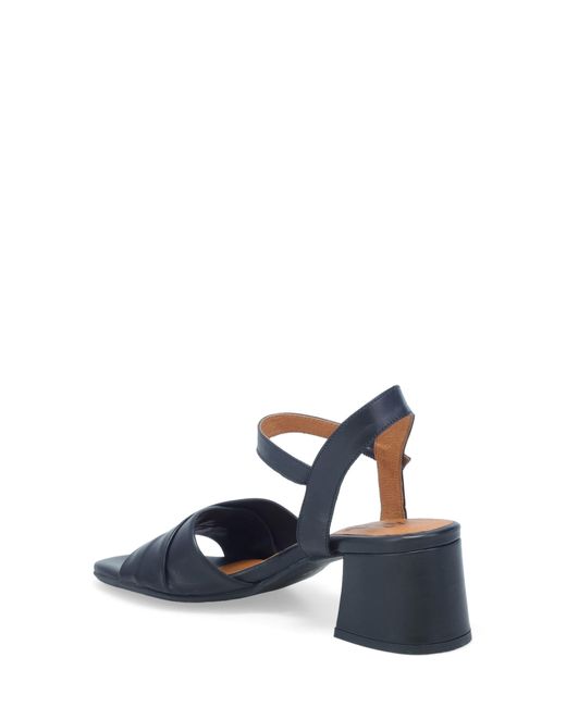 Miz Mooz Blue Bela Block Heel Sandal