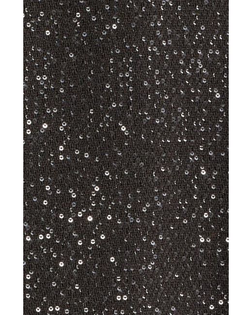 Tom Ford Black Sequined Light Bouclé Double Breasted Topcoat for men
