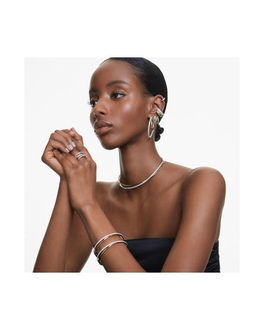 Swarovski White Hyperbola Layered Ring
