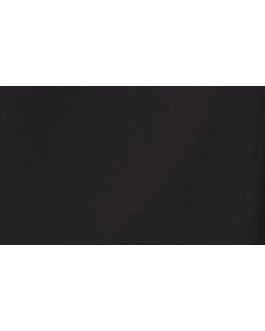 Chaus Black Embellished Ladder Sleeve Chiffon Dress