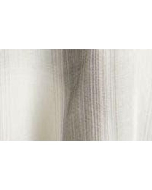 Nordstrom White Yarn Dyed Stripe Wrap