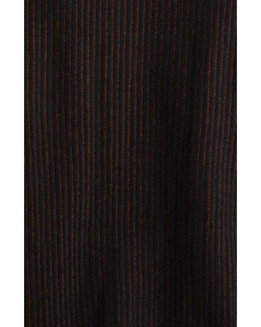 Percival Black Appendix Knit Button-Up Shirt for men
