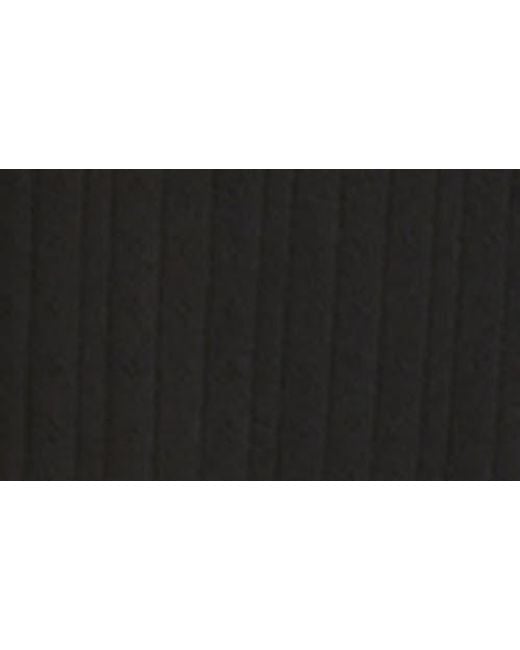 Brixton Black Cotton Pointelle Drawstring Pants