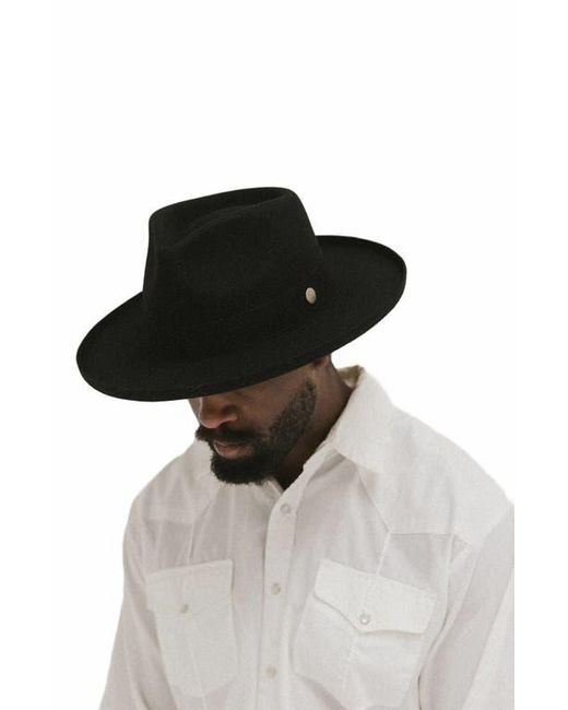 Two Roads Hat Co. Black Echo Park Fedora Hat for men