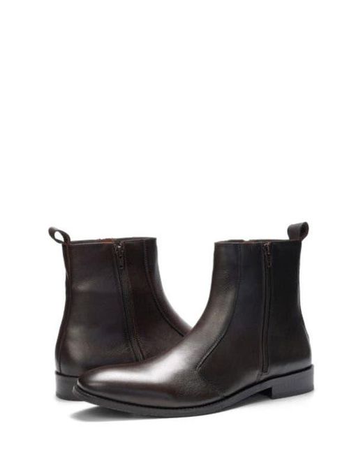 A. Veer Brown Lexington Zip Boot for men