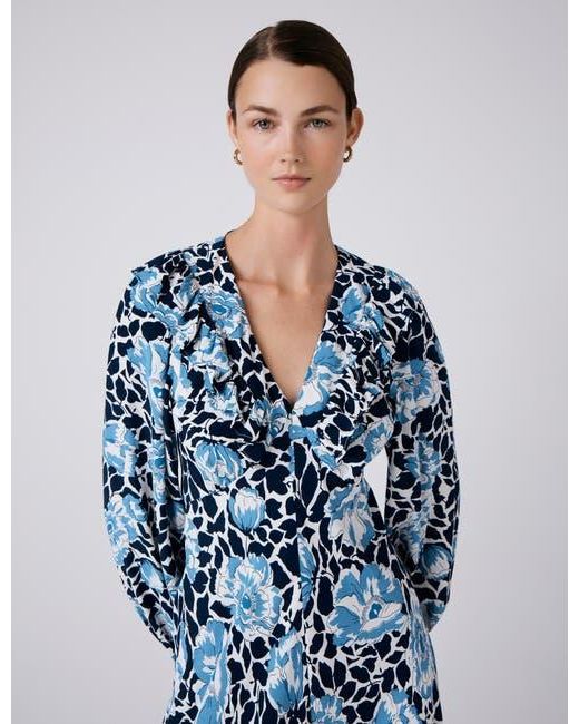 ghost blue floral dress WEDTREND Women Sparkly Royal Blue Homecoming Dress with Sequins Cut Out  A-Line Short Cocktail Dress