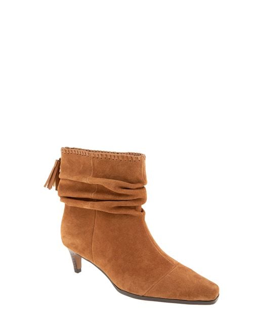 Splendid Brown Jose Cap Toe Slouch Bootie