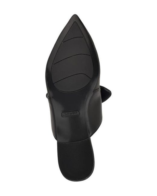 Nine West Black Bowin Pointed Toe Flat