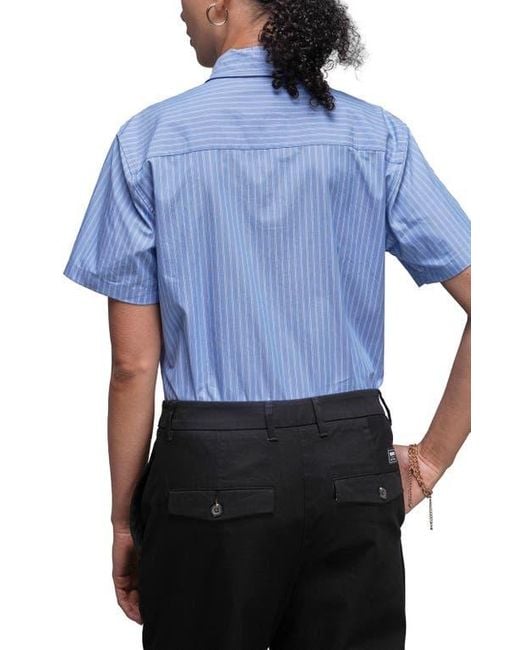 WILDFANG Blue The Essential Button Up