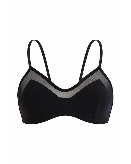 Vilebrequin Black Midi Brief Bikini Bottom Solid