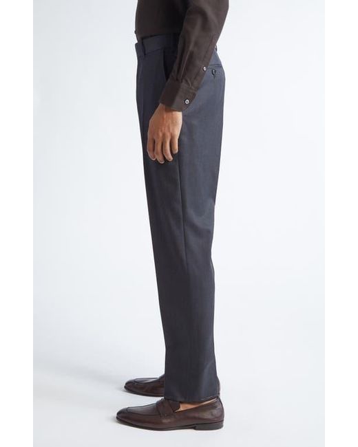 Zegna Blue Centoventimila Wool Trousers for men