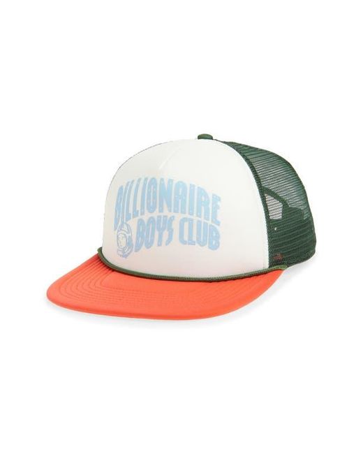 BBCICECREAM Multicolor Curve Adjustable Snapback Trucker Hat for men