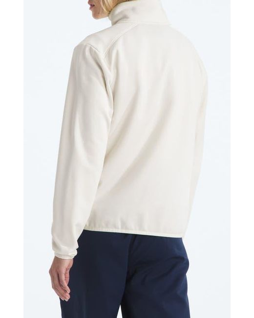 The North Face White Performance Fleece Full Zip Jacket