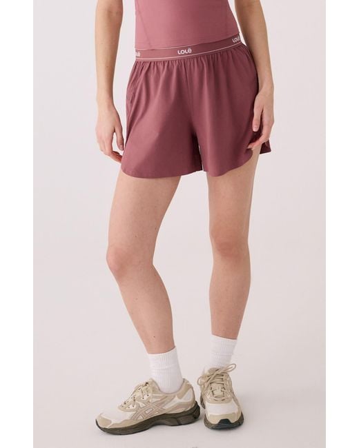Lolë Pink Sofia Active Shorts