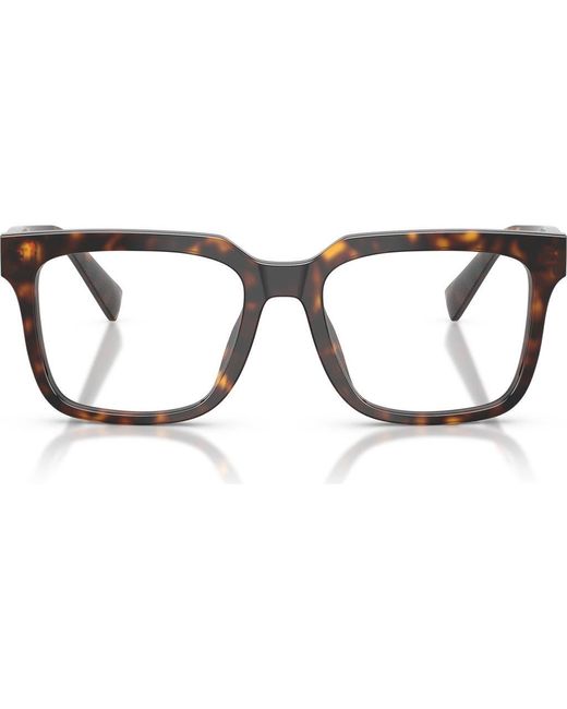Dolce & Gabbana Brown 53Mm Polarized Square Optical Glasses for men