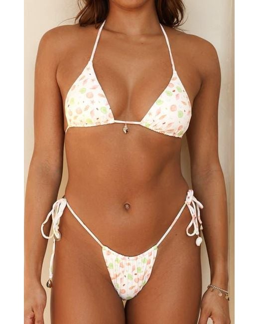 Dippin' Daisy's Brown Paris Cheeky Bikini Bottom